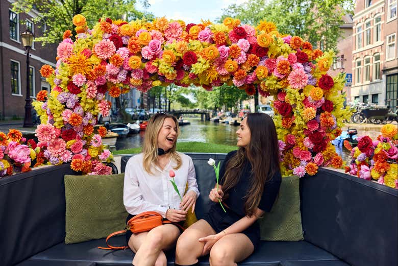 Una divertente traversata sui canali di Amsterdam