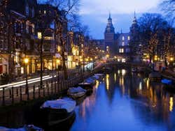 Amsterdam al tramonto