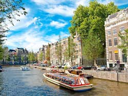 Crociera per i canali di Amsterdam