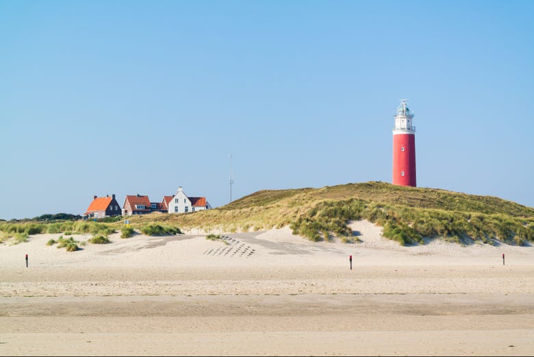 Faro dell'isola di Texel, la più grande delle Frisone